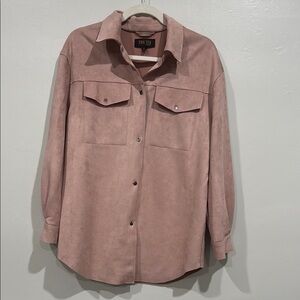 TRUTH Faux Leather Pink Jacket